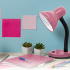 Luminaria De Mesa Viking E27 Bivolt Rosa