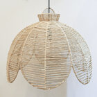 Luminária De Palha Aramada Itacaré 50x60cm
