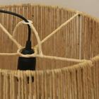 Luminária De Palha Aramada M