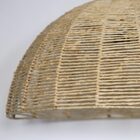 Luminária De Palha Aramada Oca  - 55x30cm