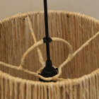 Luminária De Palha Aramada - P