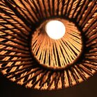 Luminária De Palha Aramada Puruba