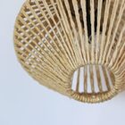 Luminária De Palha Aramada Puruba