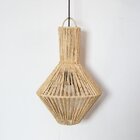 Luminária De Palha Aramada Puruba