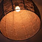 Luminária De Palha Aramada Sino - 40cm