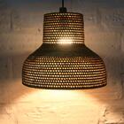 Luminária De Palha De Carnaúba Boho