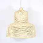 Luminária De Palha De Carnaúba Boho