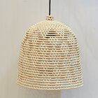 Luminária De Palha De Carnaúba Mandacaru Rendada G - 28x28