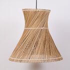 Luminária De Palha De Coqueiro Talos Ampulheta P