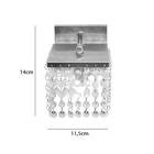 Luminária De Parede Arandela Acrílico Com Base Em Alumínio Sa