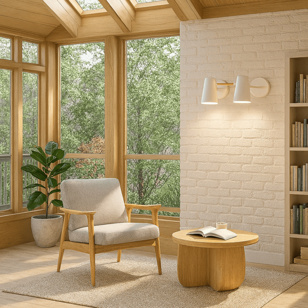 Luminária de Parede Arandela Articulada Anani Branca