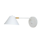 Luminária de Parede Arandela Articulada Bak Branca