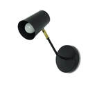 Luminária de Parede Arandela Articulada Clara Preta