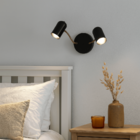 Luminária de Parede Arandela Articulada Dumas Preta