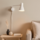 Luminária de Parede Arandela Articulada Eileen Branca