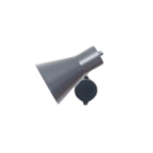 Luminária de Parede Arandela Articulada Eileen Collor Cinza