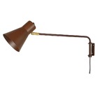 Luminária de Parede Arandela Articulada Eleonor Marrom Cortem