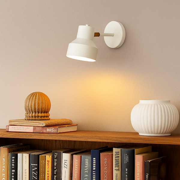 Luminária de Parede Arandela Articulada Elizabeth Branca