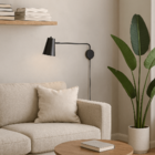 Luminária de Parede Arandela Articulada Maria Preta