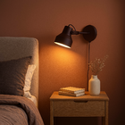 Luminária de Parede Arandela Articulada Marie Marrom Cortem