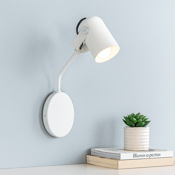 Luminária de Parede Arandela Articulada Nelle Branca