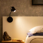 Luminária de Parede Arandela Articulada Nelle Marrom Cortem