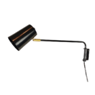 Luminária de Parede Arandela Articulada Rita Preta