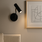 Luminária de Parede Arandela Articulada Sofhie L Preta