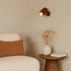 Luminária de Parede Arandela Articulada Spot Ewa Marrom Cortem