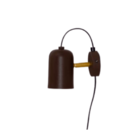 Luminária de Parede Arandela Articulada Spot Olga Marrom Cort