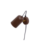 Luminária de Parede Arandela Articulada Spot Olga Marrom Cort