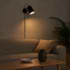 Luminária de Parede Arandela Articulada Spot Olga Preto