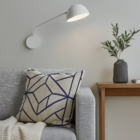 Luminária de Parede Arandela Articulada Wang Branca