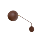 Luminária de Parede Arandela Articulada Wang Marrom Cortem