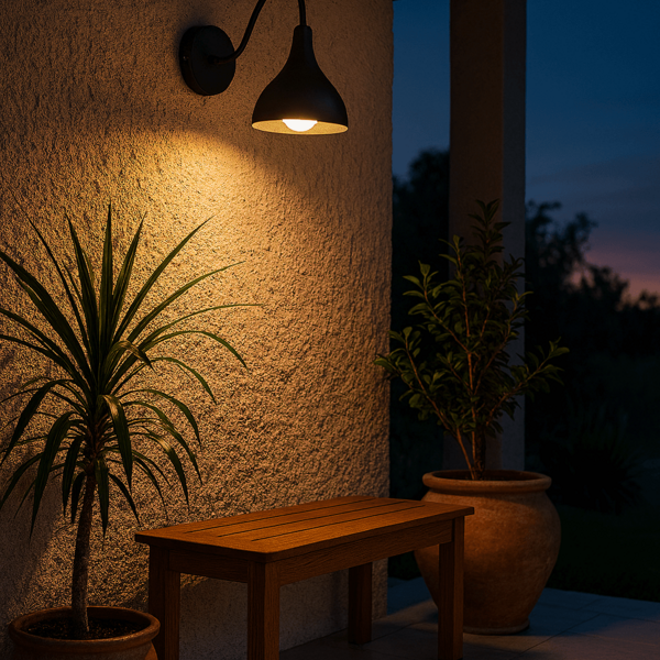 Luminária de Parede Arandela Fixa Joana Preta