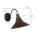 Luminária de Parede Arandela Fixa Judith Branca