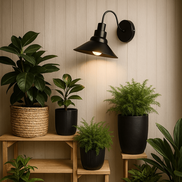 Luminária de Parede Arandela Fixa Judith Preta