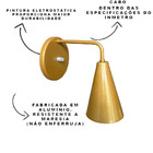 Luminária De Parede Arandela Industrial Retrô Vintage