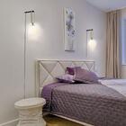 Luminária De Parede Arandela Mob Preto E Dourado Para 1 Lâmpa