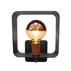 Luminária De Parede Arandela Square Cor Preta Com Acabamento