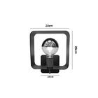 Luminária De Parede Arandela Square Cor Preta Com Acabamento