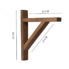 Luminária De Parede Ideal Iluminação Arandela Mdf Inovadora M