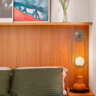 Luminária De Parede Oval Aro Globo Vidro Lavabo Hall Bronze