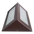 Luminária de parede triangular Arandela Marrom