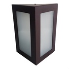 Luminária de parede triangular Arandela Marrom