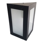 Luminária de Parede Triangular Arandela Preta