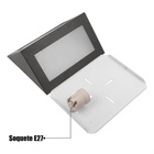 Luminária de Parede Triangular Arandela Preta