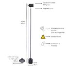 Luminária de Piso Anne Marrom