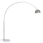 Luminária De Piso Arco Lamp - Tamanho G - Aço Inox - Pedra De