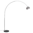 Luminária De Piso Arco Lamp - Tamanho M - Inox - Pedra De Már